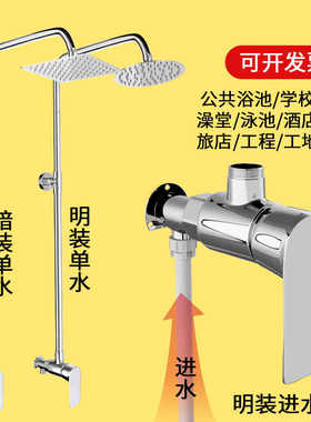 明装暗装福建省单水花洒汉恩莎