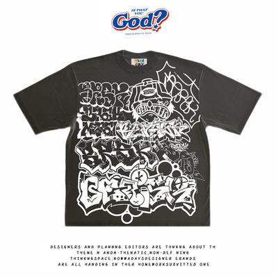 28blocks 260克重磅纯棉! 一团乱麻~美式复古阿美咔叽短袖T恤男女