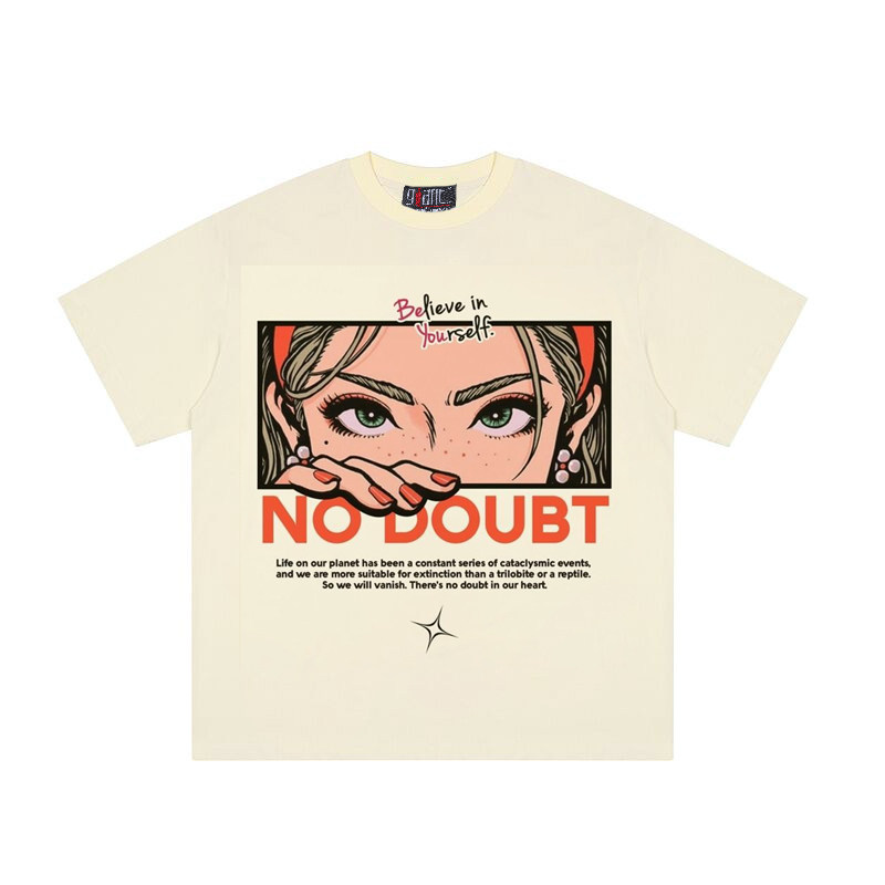 미국 하라주쿠 스타일 일본 느슨한 애니메이션 프린트 티셔츠 유행 반팔 INS 소녀 여름 힙합