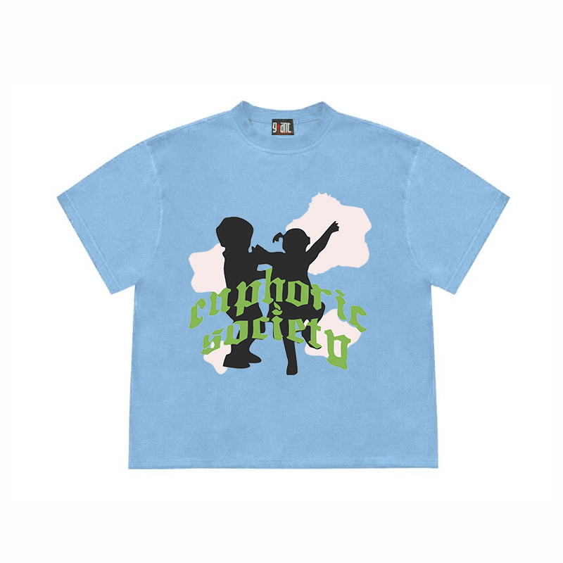 美式复古街头短袖T恤百搭上衣