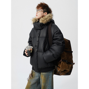 90白鸭绒毛领羽绒服外套618-YR05-P245控388LK图片