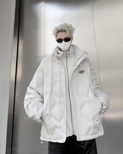冬季假两件设计感羽绒服白鸭绒618-YR02-P270控328,男装羽绒服,星座618