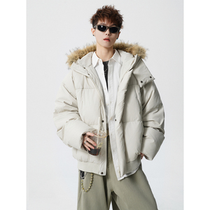 90白鸭绒毛领羽绒服外套618-YR05-P245控388LK图片
