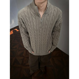 现货麻花半拉链毛衣外套618-MM788-P60控108,男装针织衫/毛衣,星座618, 现货麻花半拉链毛衣外套618-MM788-P60控108,男装针织衫/毛衣,星座618,