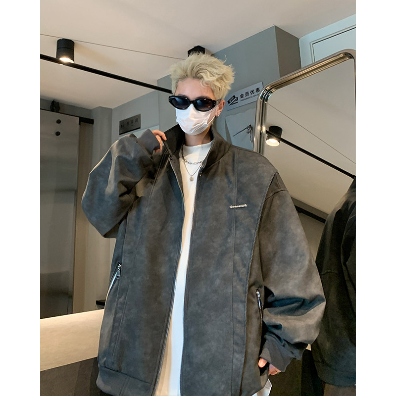 春秋美式潮牌夹克外套上衣618-JK6002-P100控138图片
