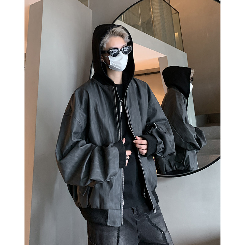 假两件夹克外套2024抖音品质618-JK165-P100控138棉衣款P120控168,男装夹克,星座618