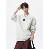 秋冬新款圆领刺绣加绒卫衣618-V29-P50控88，男装卫衣，星座618