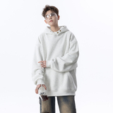 无影墙高品质420克双扣子连帽卫衣618-WY1015-P55控88，男装卫衣，星座618