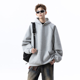 无影墙高品质420克双扣子连帽卫衣618-WY1015-P55控88，男装卫衣，星座618