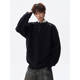 秋冬亨利领刺绣毛衣618-MM972-特P45，男装针织衫/毛衣，星座618