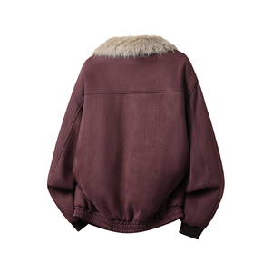 现货长毛绒棉服棉衣外套618-MF362-P115控218图片