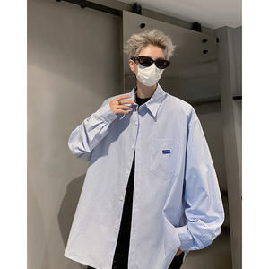 2025春秋新款条纹衬衫618-CS222-P50控68,男装衬衫,星座618