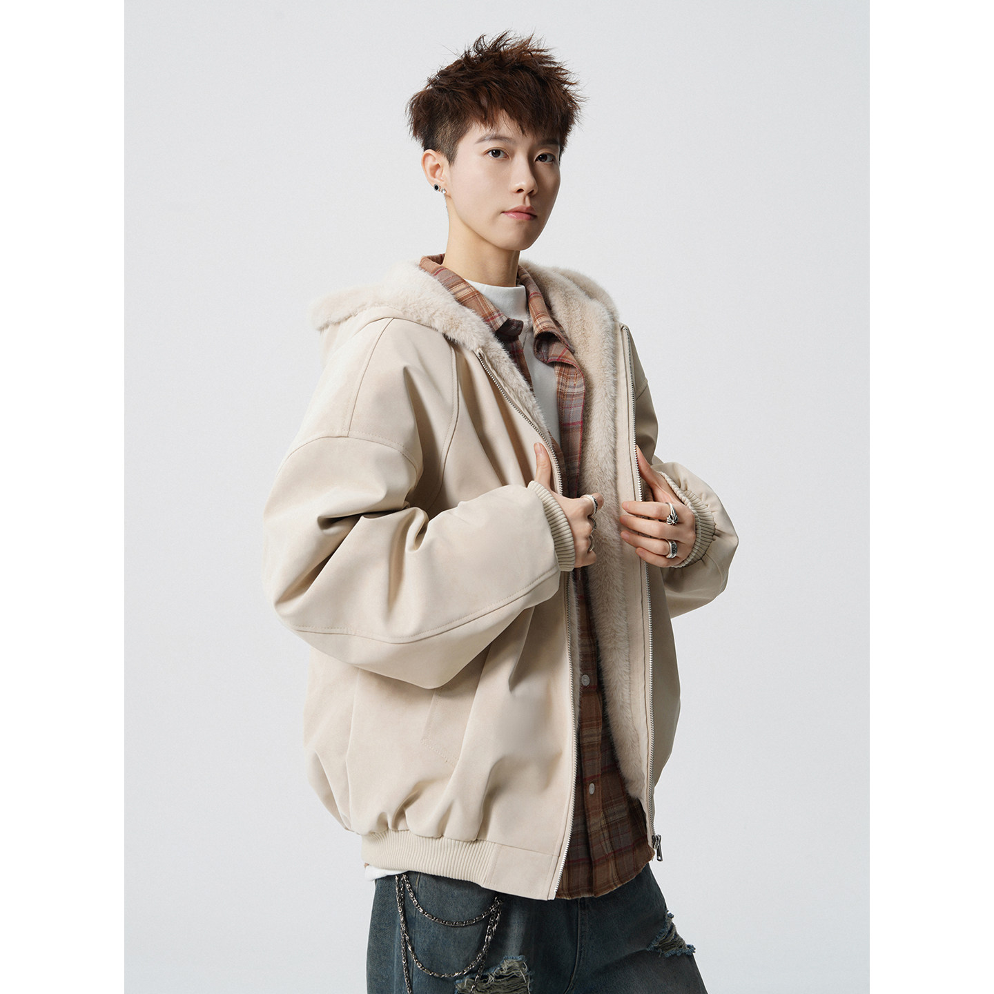 秋冬座山雕棉服免疫外套618-MF575-P100控188,男装棉衣,星座618