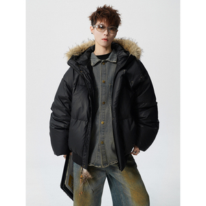 90白鸭绒毛领羽绒服外套618-YR05-P245控388LK图片