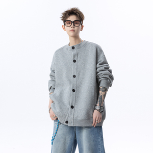 无影墙春秋开衫纽扣卫衣外套618-KS50-P85控118图片