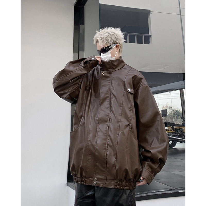 加棉加厚皮衣外套夹克618-JK150-P100控128棉衣款P120控158,男装夹克,星座618