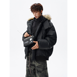 90白鸭绒毛领羽绒服外套618-YR05-P245控388LK，男装羽绒服，星座618