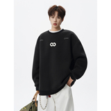 秋冬新款圆领刺绣加绒卫衣618-V29-P50控88，男装卫衣，星座618