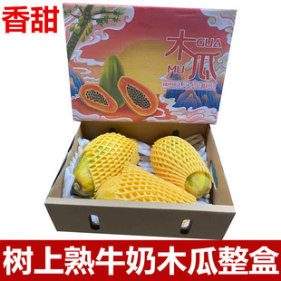 红心牛奶木瓜5斤整箱新鲜孕妇水果当季冰糖心木瓜自然熟新鲜大果