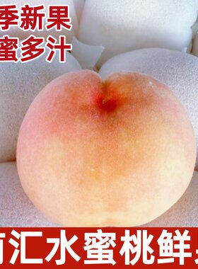 南汇水蜜桃当季新鲜现摘水果毛桃子香甜多汁顺丰快递