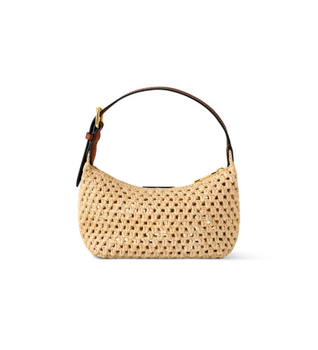 L家新款腋下包镂空手工草编编织饭盒包手提包手工编织DIY材料包