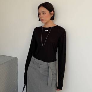 T恤百搭柔软打底衫 高品质天丝羊毛长袖 5061 2026春季 WAITMORE