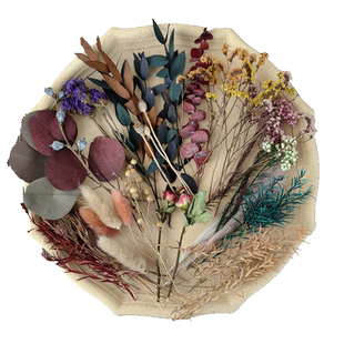天然干花头短枝材料复古真花包装小花束贺卡相框请帖喜帖手工diy