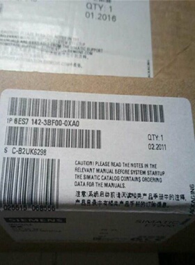 议价6ES7142-3BF00-0XA0西门子ET-200模块正品6ES7 142-3BH00-0XA