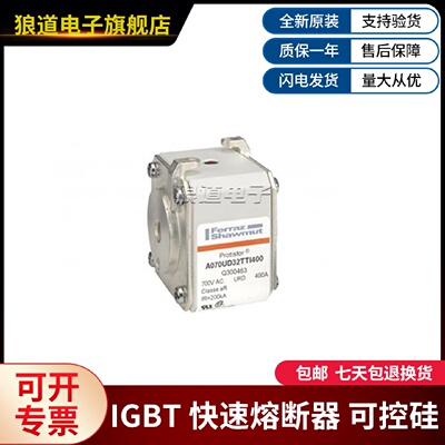 议价法国Ferraz罗兰熔断器A070UD32TTI400 Q300463 690V 400A