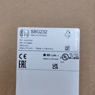 议价假一赔十IFM易福门流量感测器SBG232 SB2233