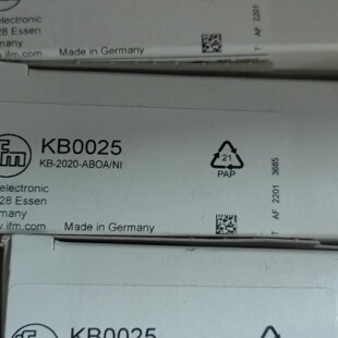 议价IFM易福门原装假一赔十KB0025 KB0029 KB5001 KB5062