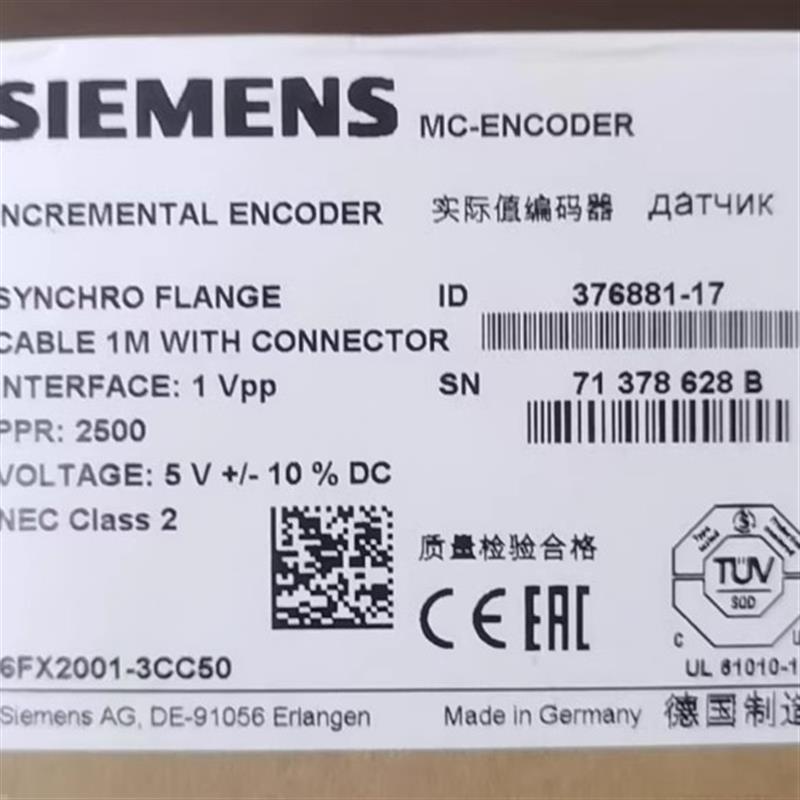 议价西门子增量编码器6FX2001-3CC50/3CC5O