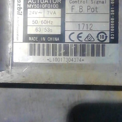 议价AZBIL  MY5010F0100执行器原装现货