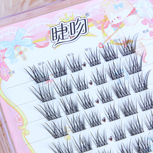 睫吻[桃花妖]清透轻斜飞！绝美轻斜飞自然狐系蓬松卷翘眼尾拉长