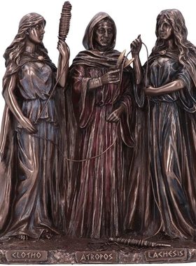 进口北欧三女神triple goddes雕像