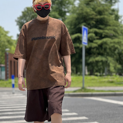 户外短裤男夏季吸湿透气垂感简约宽松休闲五分裤天丝混纺苎麻中裤