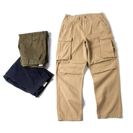 户外长裤男修身小直筒卡其工装裤水洗棉弹力休闲裤春秋痞帅风男裤