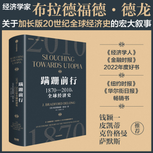 社 1870—2010年全球经济史 中信出版 官方正版 布拉德福德德龙著 蹒跚前行