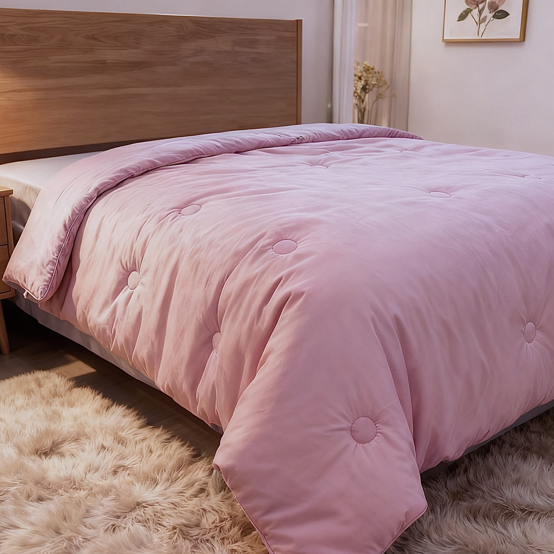 高端定制 轻暖兼具 绫罗缎羊毛填充秋冬被,居家日用,居家日用套装,淘宝优惠券,粉丝福利购,淘宝优惠卷