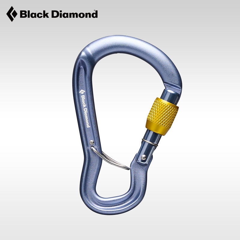 BlackDiamond黑钻BD户外攀岩锁扣防翻转保护主锁野攀螺纹锁210164