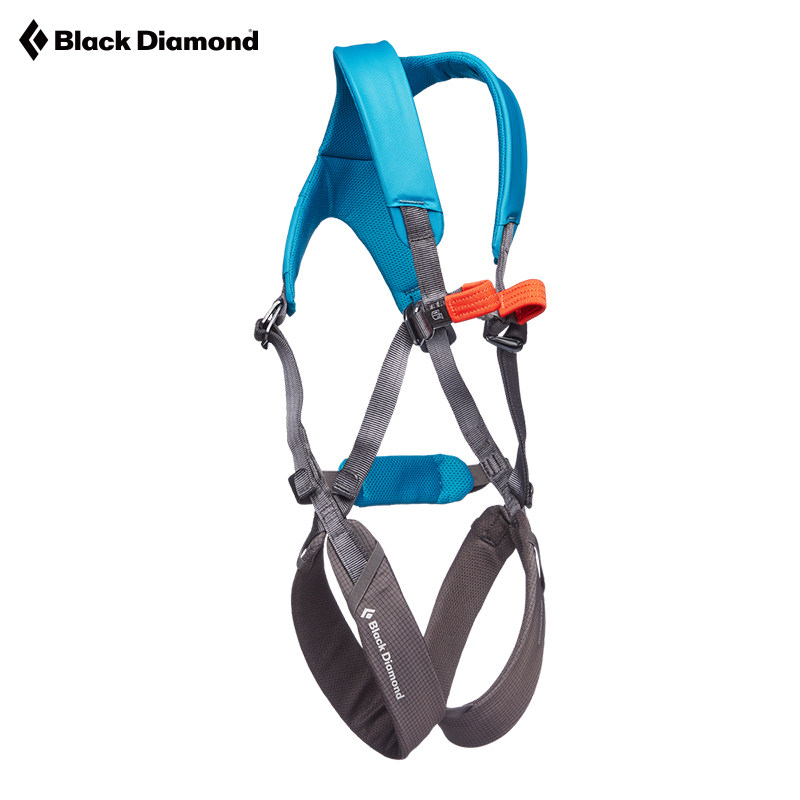 black diamond黑钻BD儿童攀岩全身安全带户外专业运动装备651109