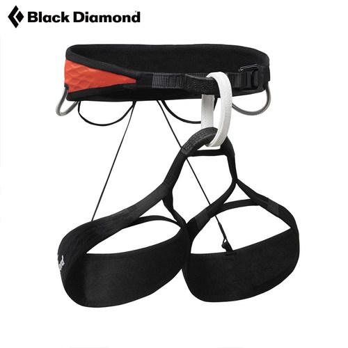 户外攀岩装备男款黑钻安全带