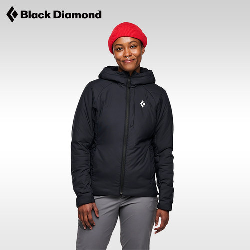 BlackDiamond女士连帽保暖服p棉