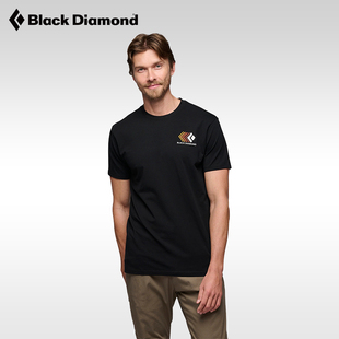 Black 有机棉攀岩休闲T恤夏新752440 Diamond黑钻BD户外运动男短袖
