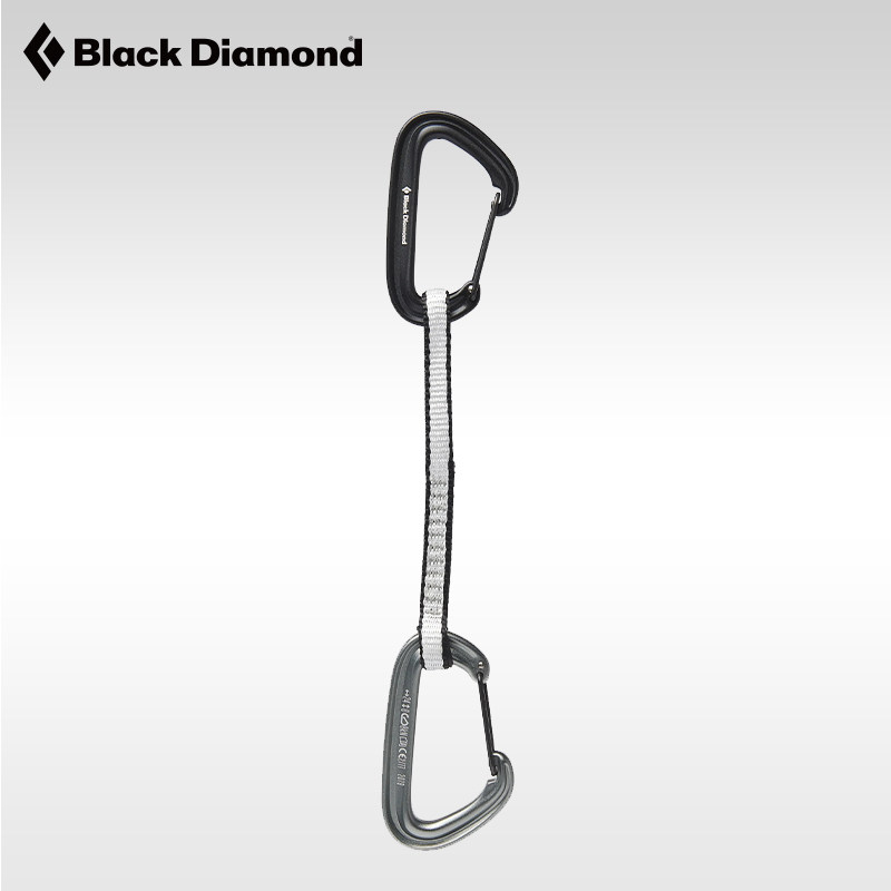 BlackDiamond黑钻BD攀岩快挂专业户外攀岩挂钩训练丝门快挂381136