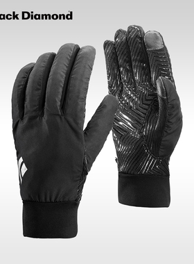 Black Diamond黑钻Mont Blanc 勃朗峰超轻黑色触屏手套通用801149