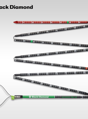 Black Diamond黑钻BD户外滑雪工具安全装备雪崩救援探测杆109002