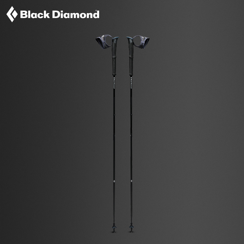 新品】BlackDiamond黑钻BD定长轻量碳素FKT手杖户外越野杖112557