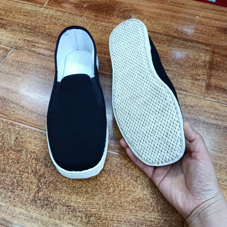 老北京布鞋男手工麻绳布底鞋复古相巾元口千层布底鞋开车鞋御褔轩