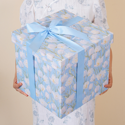 超大号清新礼物盒送男友